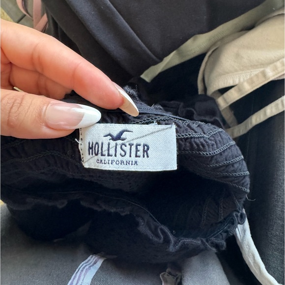 Black Linen Blend Jumpsuit | Hollister | Size Small - Picture 4 of 6